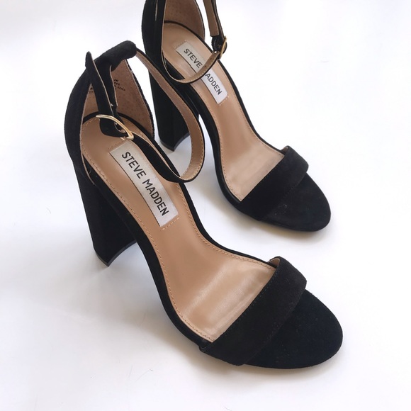 Steve Madden Shoes - Steve Madden black suede block heels Carrson